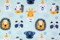 Preview: Eigenproduktion Biojersey "Wildlife blau