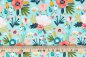 Preview: Eigenproduktion Biojersey "Colorful Flowers"