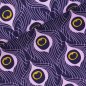 Preview: Jersey Pfauenauge lila