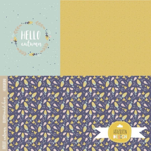 Hello Autumn 4in1 Panel FrenchTerry