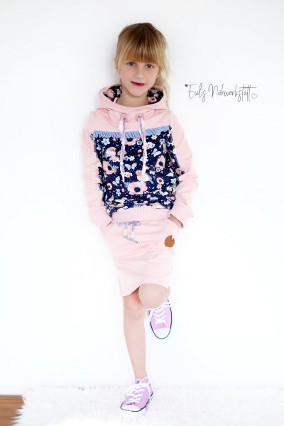 Preview: French Terry Rotkehlchen Marine