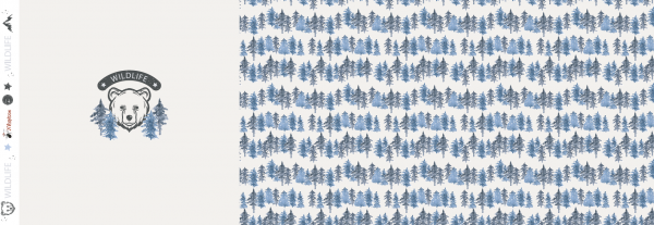 Preview: Eigenproduktion Bio Sommersweat Wildlife Bär
