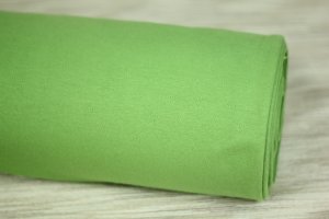 Preview: Bündchen grün mit eingeprägten Sternen