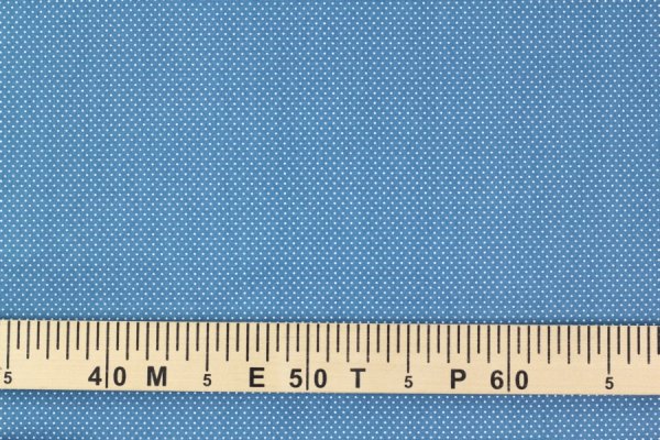 Preview: Baumwolle Punkte blau