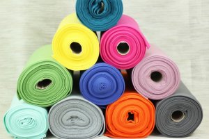 Preview: fein Ripp Bündchen Königsblau Uni Baumwolle