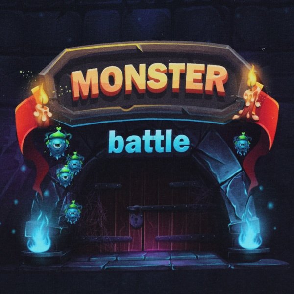 French Terry Panel Monster Spiel