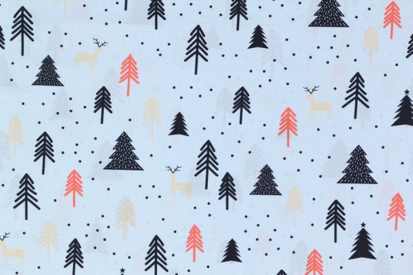 Preview: Baumwolle Tannenbäume
