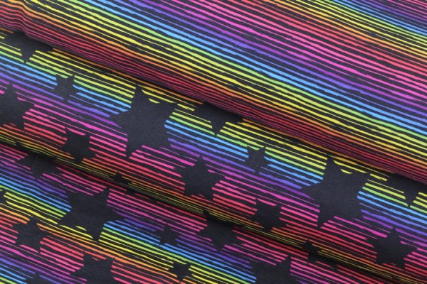 Preview: Wintersweat Regenbogen Sterne