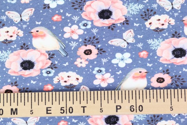 French Terry Rotkehlchen jeans