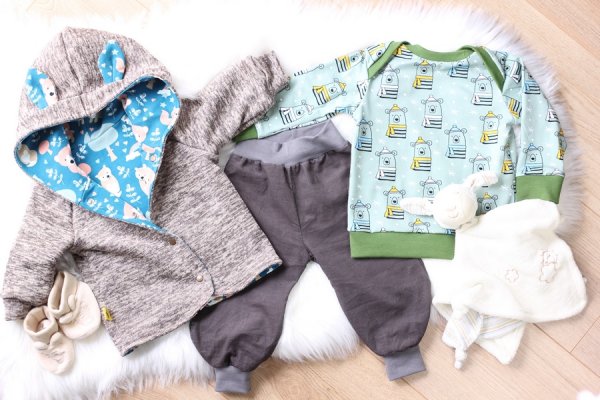 Preview: Jersey Eisbären mit Mütze grün