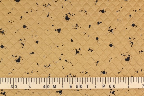 Preview: Steppstoff Stepper Flecken aubergine