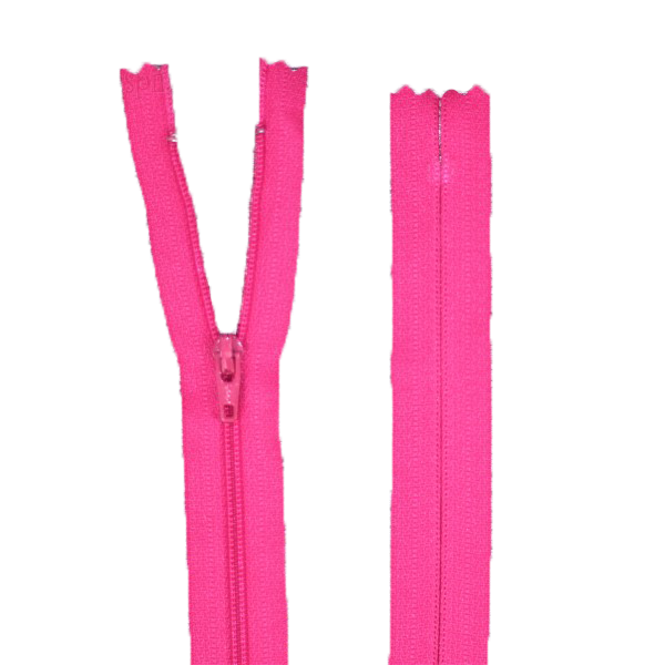 Reißverschluss pink Nylon 40cm nicht teilbar