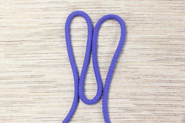 Preview: Doppelgewebe Baumwollkordel 8 mm dunkelblau