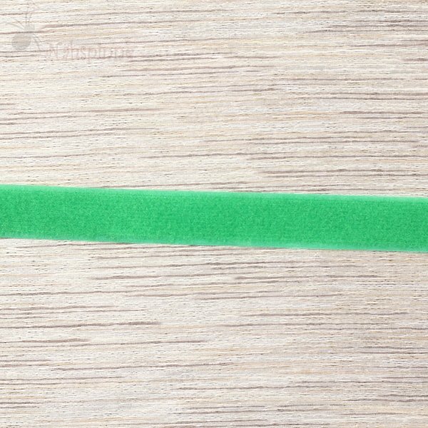 Preview: Klettband grün zum Aufnähen