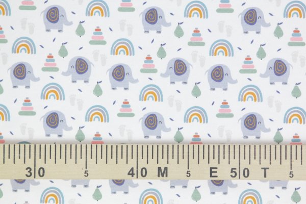 Preview: Jersey Elefanten mit Regenbogen