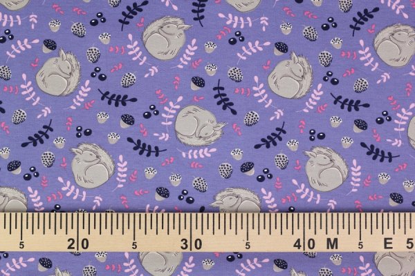 Preview: Sweatdruck – Winterruhe– Limited Edition by Evelyn Lisi Design Flieder