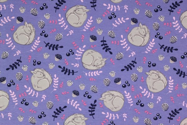 Preview: Sweatdruck – Winterruhe– Limited Edition by Evelyn Lisi Design Flieder