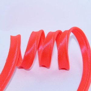 Preview: Paspel uni 10mm fluorezsierendes rot