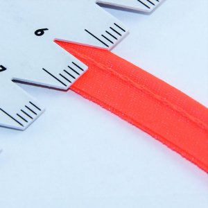 Preview: Paspel uni 10mm fluorezsierendes rot