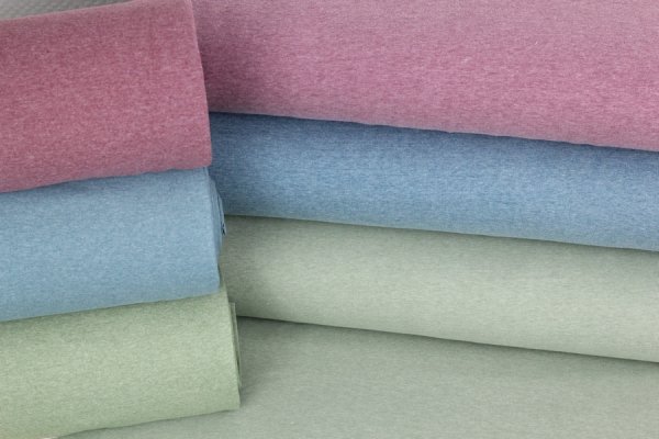 Preview: Bündchen meliert helles rot