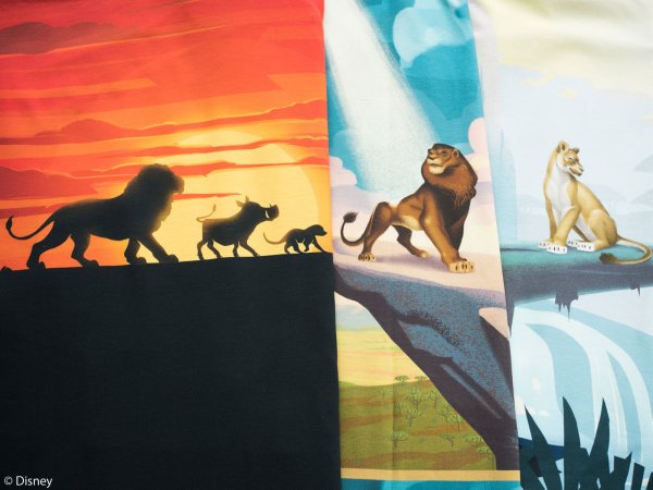 Jersey Swafing König der Löwen PANEL ca. 55 x 160 cm - Timon, Pumbaa, Nala & Simba