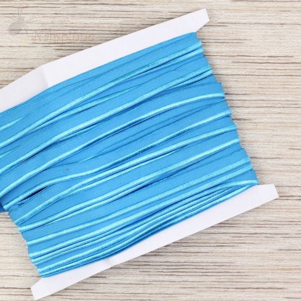 Paspel elastisch 10mm aqua