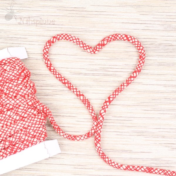 Baumwollkordel Strumpfhose rot