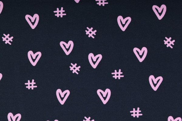 Jersey Herz Hashtag von Fräulein von Julie
