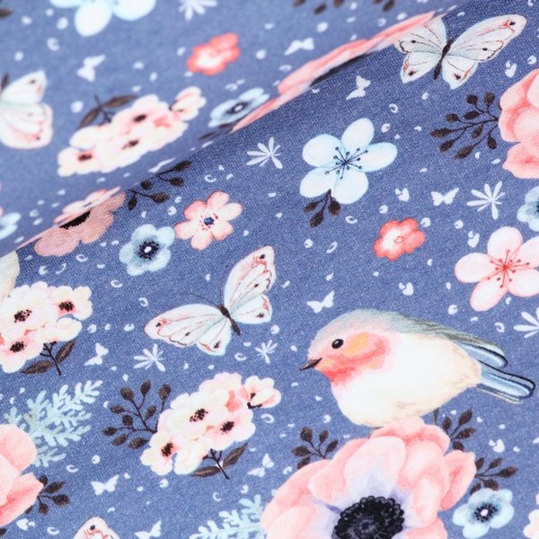 French Terry Rotkehlchen jeans