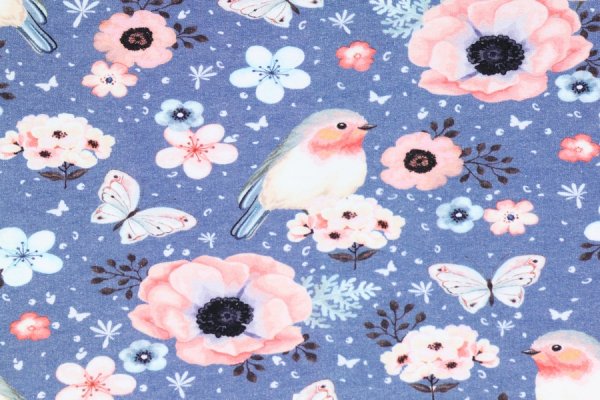 French Terry Rotkehlchen jeans