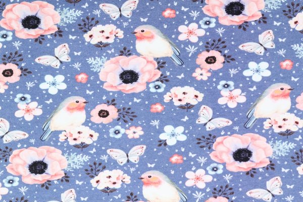 French Terry Rotkehlchen jeans