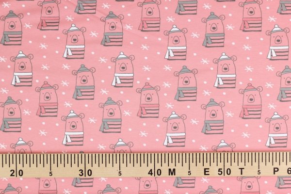 Jersey Eisbären mit Mütze rosa