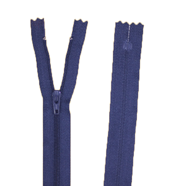 Reißverschluss blau Nylon 50cm nicht teilbar