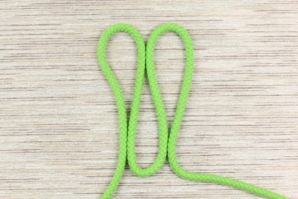 Doppelgewebe Baumwollkordel 8 mm grün