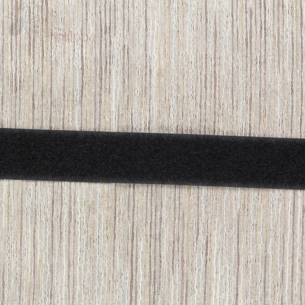Klettband schwarz zum Aufnähen