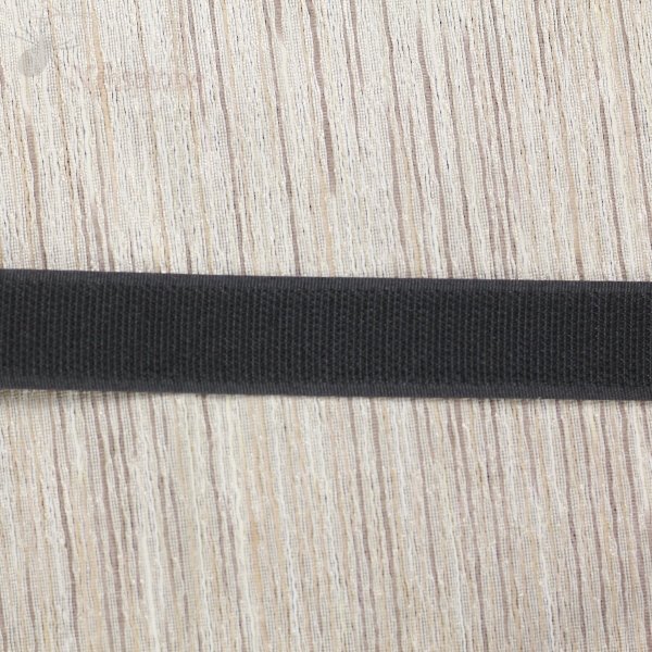 Klettband schwarz zum Aufnähen