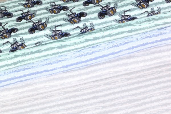 Sommersweat Streifen weiß blau