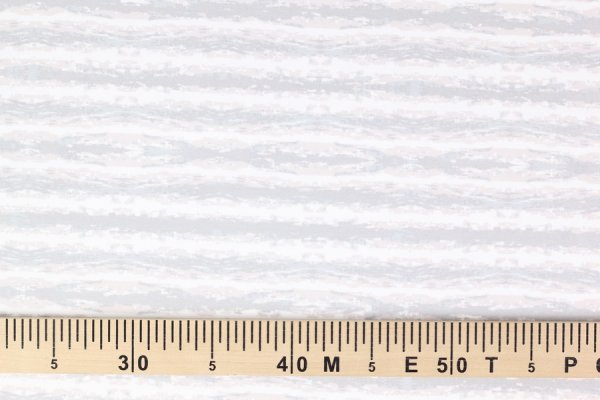 Sommersweat Streifen weiß beige grau