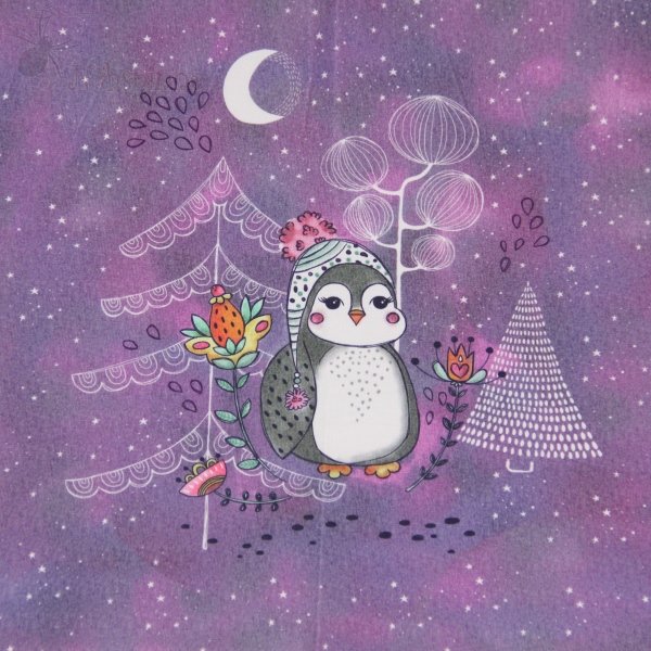 Jersey Panel Winter Pinguin