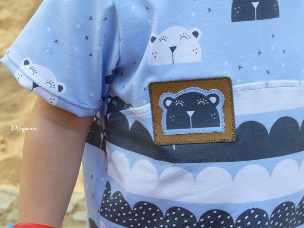 Jersey Bruno der Eisbär blau