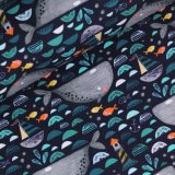 French Terry Wale im Meer